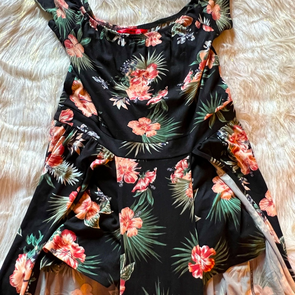 Floral Romper Size 1X